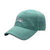 Mint Green Split Side Laser Perforated Quick Dry 5 Panel Sports Cap