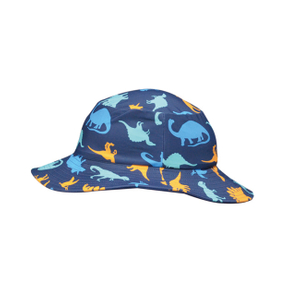 Dinosaur Print Wide Brim Swim Hat