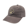Vintage Pigment Washed Dad Hat With Circular Embroidery Logo