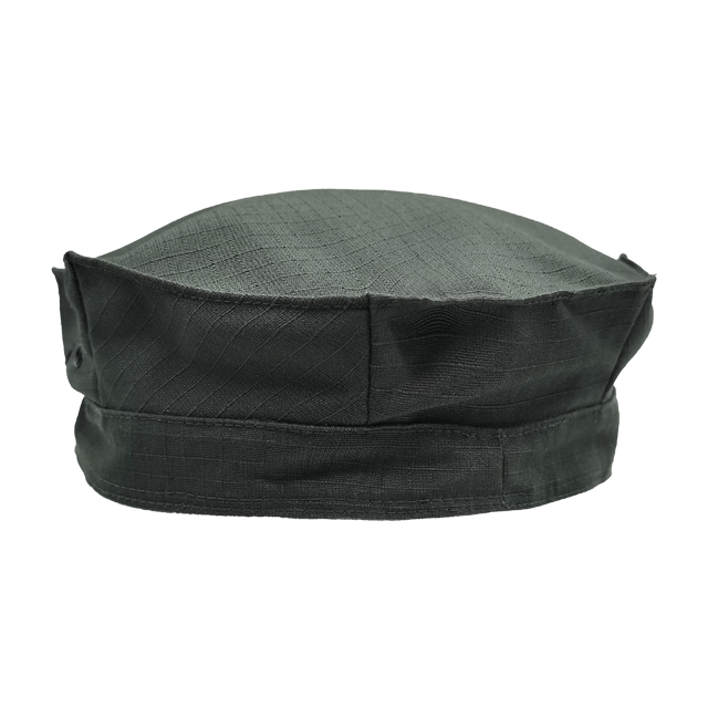 Dark Olive Grid Ripstop Blank Military Patrol Cap