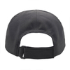 Solid Black Blank Fine Mesh Quick Dry 5 Panel Running Sports Cap