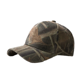 Real Tree Leaf Camo Cotton 6 Panel Blank Classic Dad Cap