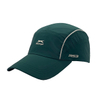 Dark Green Split Laser Perforated Quick Dry 5 Panel Running Cap
