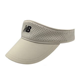 Beige Perforated Breathable Quick Dry Sports Visor Cap With NB Logo