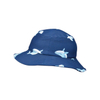 Whale Print Wide Brim Swim Hat
