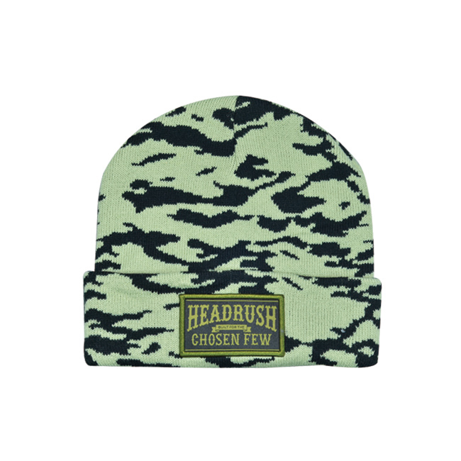 Light Blue Cuffed Knit Beanie Hat