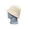 Light Pink Ribbed Knit Bucket Winter Hat