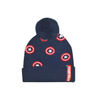 Kids Marvel Superhero Icons Pom Pom Knit Beanie Hat