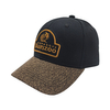Two-Tone 6 Panel Structured Baseball Cap With 3D Embroidery Patch & Cork Print Brim