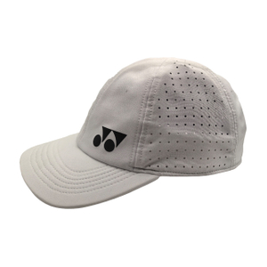 Light Grey Laser Perforated Quick Dry 5 Panel Sports Cap