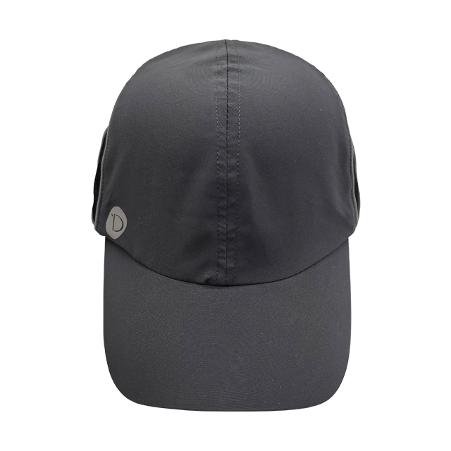 Black Smooth Quick Dry Casual Baseball Cap