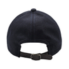 Dark Navy Twill Wool Blend 6 Panel Casual Dad Baseball Cap