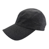 Dark Gray Fine Vertical Stripe Quick-Dry 5-Panel Sports Cap
