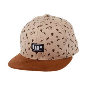 Brown Black Hat Outdoor Sport FLAT PEAK CAP