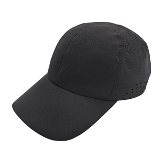 Solid Black Blank Fine Mesh Quick Dry 5 Panel Running Sports Cap