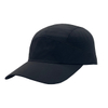 Black Split Rear Laser Perforated Blank Quick Dry 5 Panel Running Cap