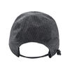 Dark Gray Fine Vertical Stripe Quick-Dry 5-Panel Sports Cap