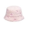 Black & White Zebra Print Faux Fur Bucket Winter Hat
