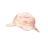Tropical Leaf Print Wide Brim Swim Hat