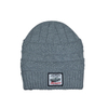 Light Blue Cuffed Knit Beanie Hat