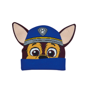 Kids PAW Patrol Chase Character Knit Beanie Hat