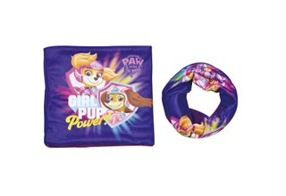 Kids PAW Patrol "Girl Pup Power" Purple Fleece Neck Warmer