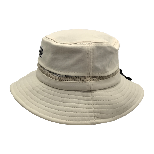 Off-White Side Mesh Bucket Hat With William Fox & Sons Fox Embroidery