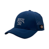Navy Split Side Laser Perforated Quick Dry 6 Panel Sports Cap