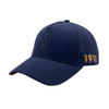 Navy Split Rear Laser Perforated Quick Dry 6 Panel Sports Cap With Embossed SV Logo