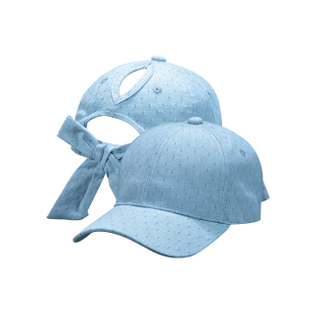 Bow Ponytail Baseball Outdoor Hat
