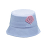 Pastel Blue Shell Chenille Towel Bucket Hat