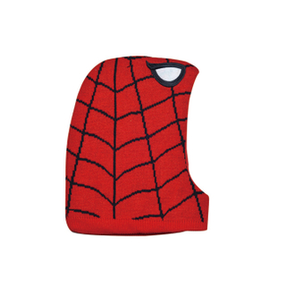 Kids Red Spider-Man Knit Balaclava Winter Hat