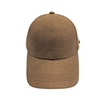 Dark Navy Twill Woven Winter Baseball Cap With Side Leather Tag