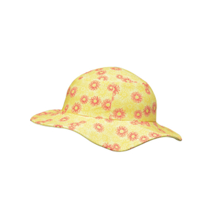 Floral Print Wide Brim Swim Hat