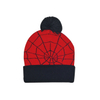 Kids Marvel Superhero Icons Pom Pom Knit Beanie Hat