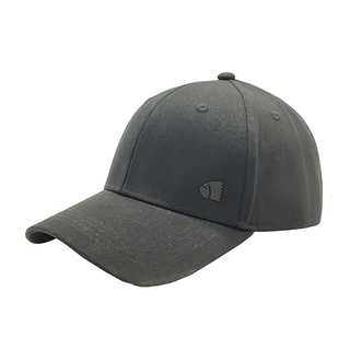 Dark Grey Pigment Washed Cotton 6 Panel Basic Dad Cap