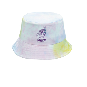Tie-Dye Stitch Embroidered Cotton Bucket Hat