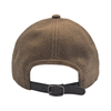 Brown Herringbone Wool Blend 6 Panel Casual Dad Cap