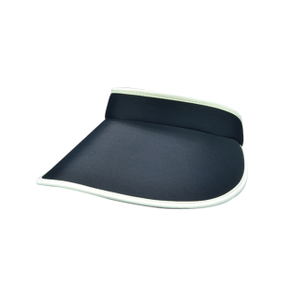 Piped Trim Wide Brim Outdoor Sun Visor
