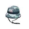 Camouflage Mesh Bucket Hat with Adjustable Chin Strap