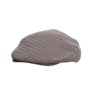 Wholesale Fashion Checked Fabric 6 Panel Newsboy Caps And Hats