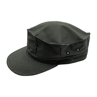 Dark Olive Grid Ripstop Blank Military Patrol Cap