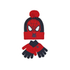 Kids Disney Stitch Pink Knit Beanie & Gloves Winter Set