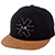 Flat peak cap